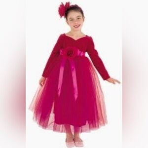 Girls Red  Costume/Party Dress